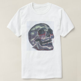 T-shirt Pièce en t du crâne des hommes
