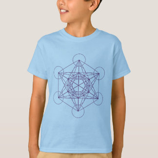 T-shirt Pièce en t du cube de Metatron