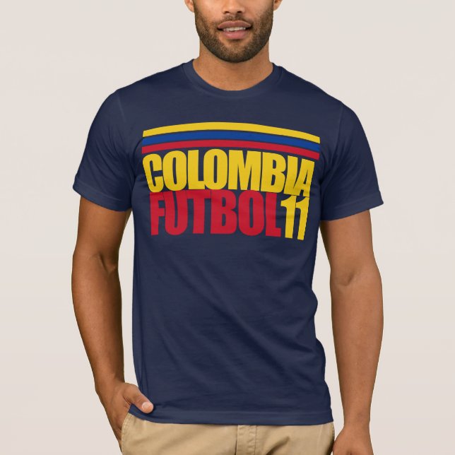 T-shirt Pièce en t du football 11 de la Colombie (Devant)