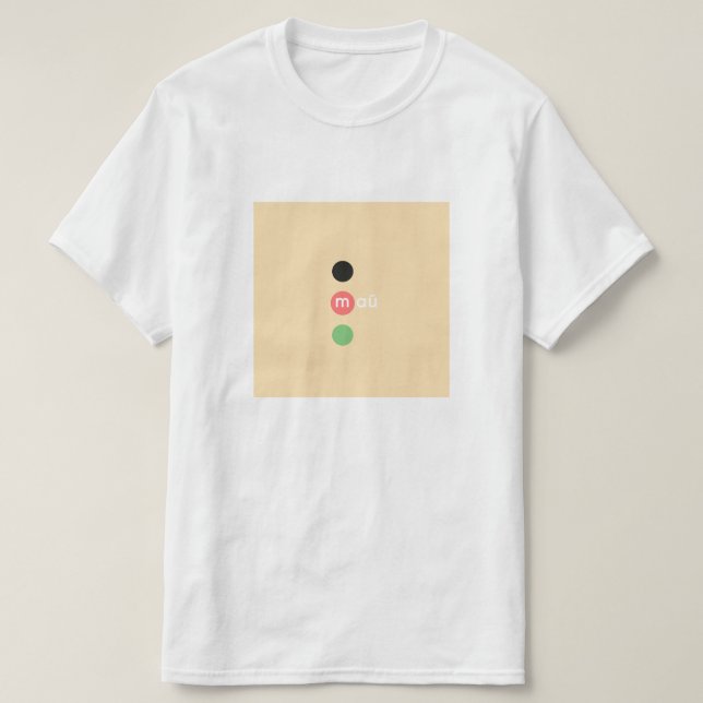 T-shirt pièce en t du Kenya de maũ (Design devant)