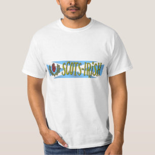 T-shirt Pièce en t Ecossais-Irlandaise