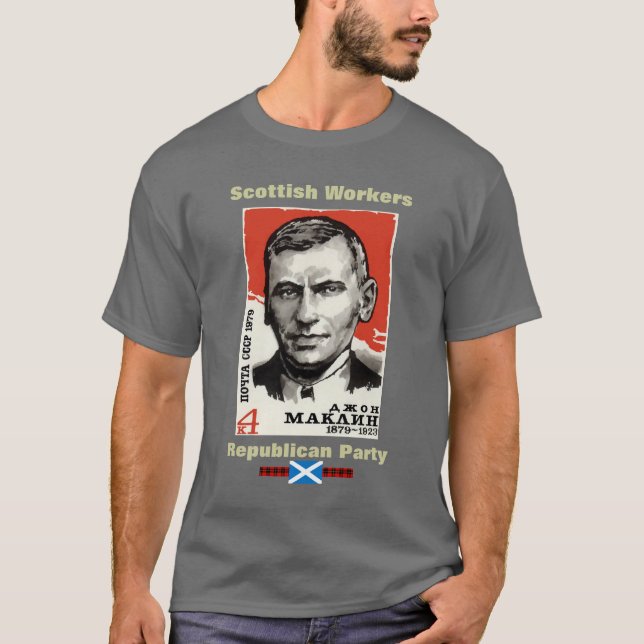 T-shirt Pièce en t écossaise de Parti Républicain de (Devant)