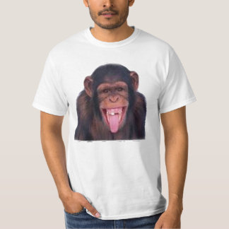 T-shirt Pièce en t effrontée de singe
