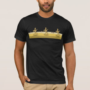 T-shirt Pièce en t égyptienne de coutume de pyramides de