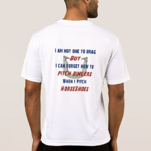 T-shirt Pièce en t en fer à cheval de Tek de sport de