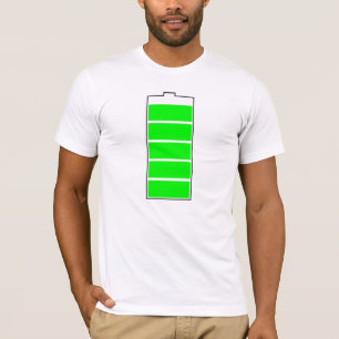 T-shirt Pièce en t entièrement chargée de batterie
