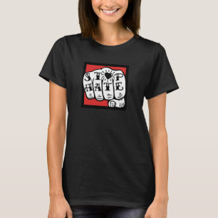 T-shirt Pièce en t essentielle de haine d'arrêt
