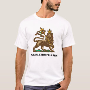 T-shirt Pièce en t éthiopienne impériale d'armée