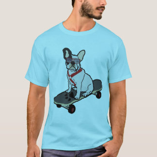 T-shirt Pièce en t faisante de la planche à roulettes du