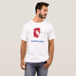 T-shirt Pièce en t #FakePresident