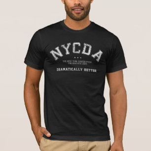 T-shirt Pièce en t foncée d'hommes de NYCDA