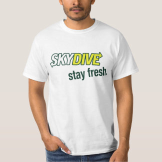 T-shirt Pièce en t fraîche de parachutiste de séjour
