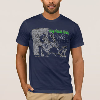T-shirt Pièce en t fumée de marine