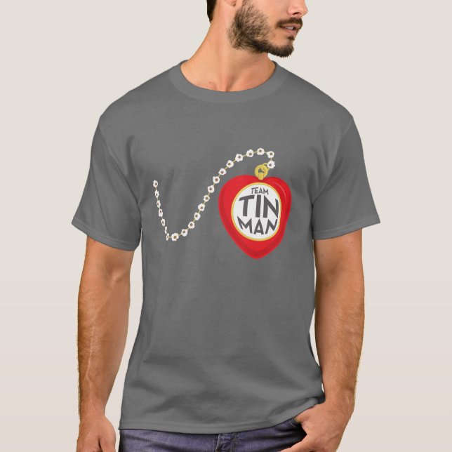 T-shirt Pièce en t générique d'homme de bidon d'équipe (Devant)