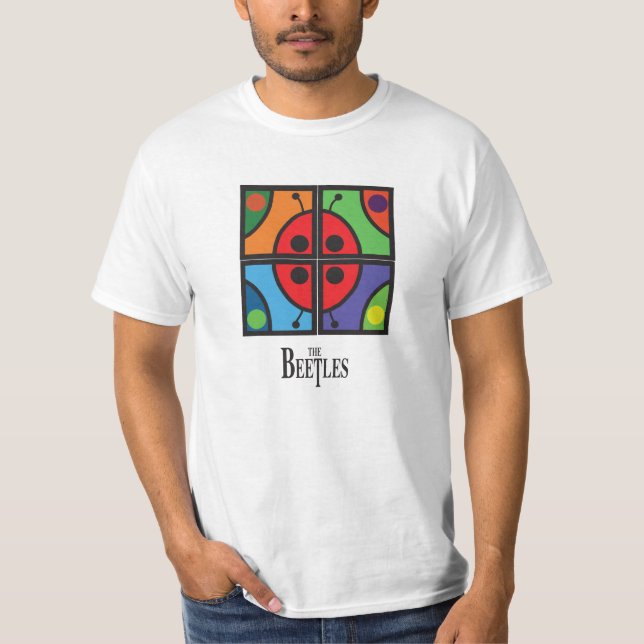 T-shirt "Pièce en t graphique de valeur des scarabées" (Devant)
