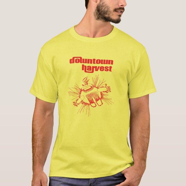 T-shirt Pièce en t grasse de ketchup et de moutarde (Devant)
