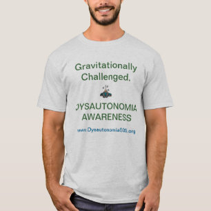 T-shirt Pièce en t gravitationellement contestée