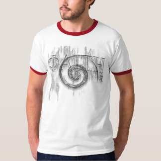 T-shirt Pièce en t grecque de sonnerie de conception de