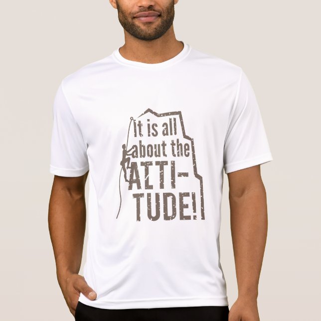 T-shirt Pièce en t grunge d'alpinisme d'attitude ou (Devant)