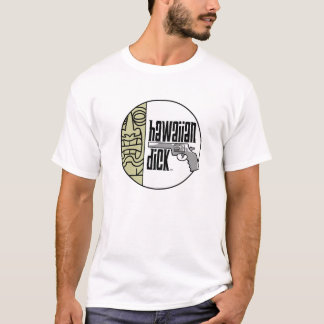T-shirt Pièce en t hawaïenne de base-ball de Dick