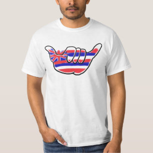 T-shirt Pièce en t hawaïenne de valeur de symbole de sha