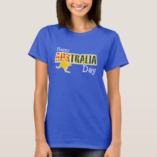 T-shirt Pièce en t heureuse de jour de l'Australie
