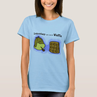 T-shirt Pièce en t hilare de citrons et de gaufres