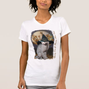 T-shirt Pièce en t humoristique de chat de sorcières