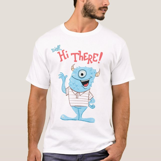 T-shirt Pièce en t impressionnante de monstre (Devant)