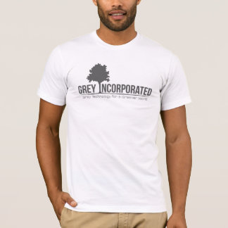 T-shirt Pièce en t incorporée par gris