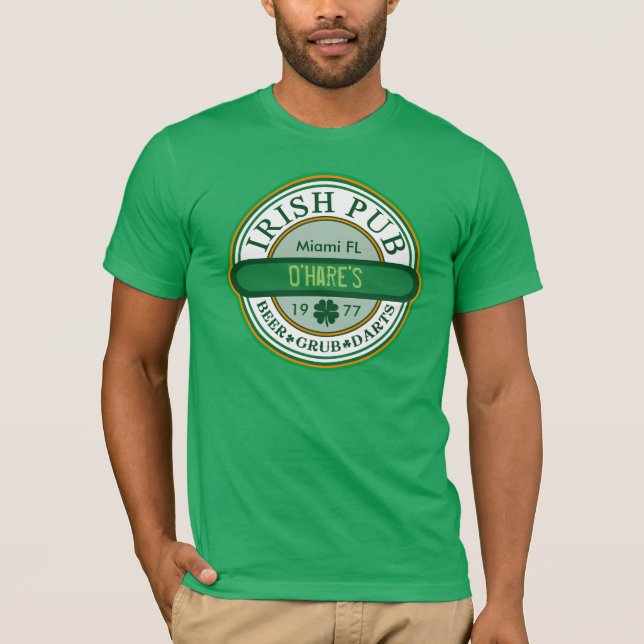 T-shirt PIÈCE EN T IRLANDAISE de publication à customiser (Devant)