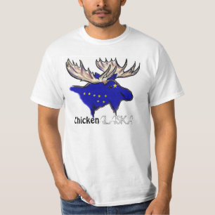 T-shirt Pièce en t locale de valeur d'élans de drapeau d