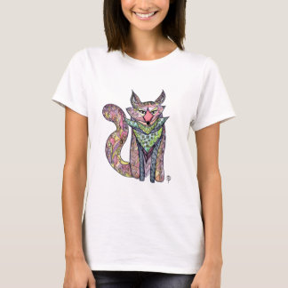 T-shirt Pièce en t lunatique de coutume de Fox