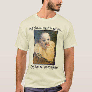 T-shirt Pièce en t mauvaise de clown