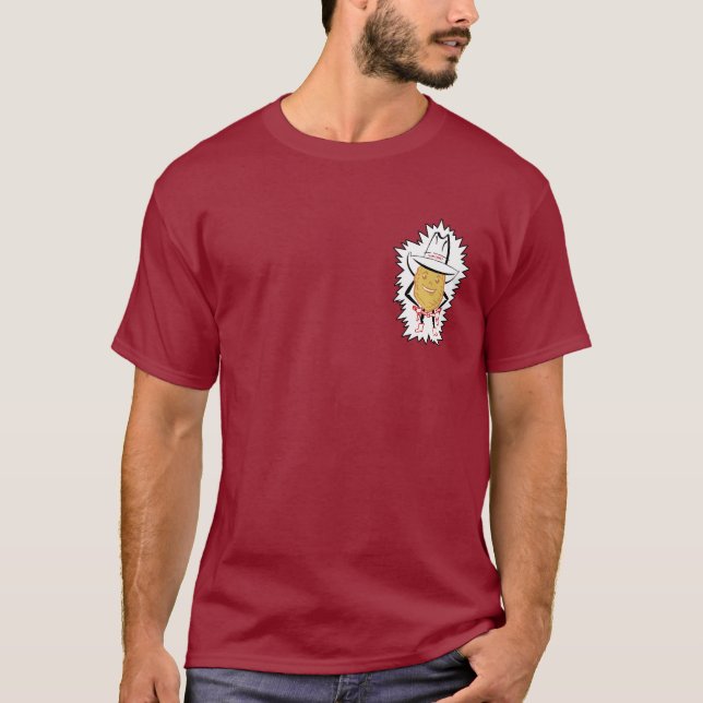 T-shirt Pièce en t mince d'obscurité de Chiply (Devant)