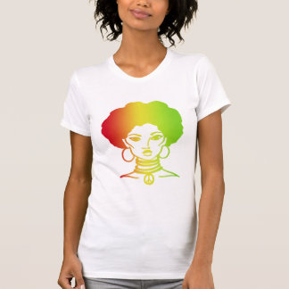 T-SHIRT PIÈCE EN T NOIRE D'AFROLICOUS