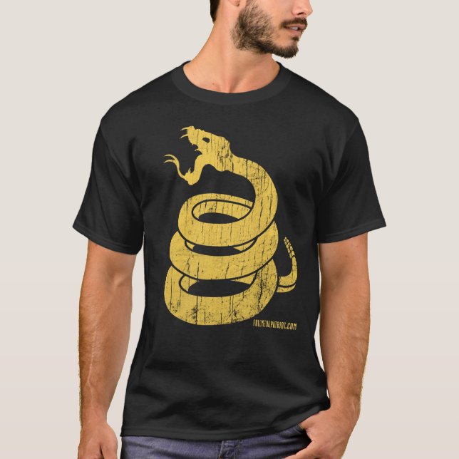 T-shirt Pièce en t noire de FMP Gadsden (Devant)