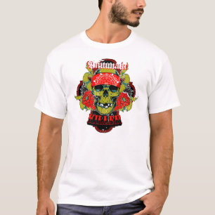 T-shirt Pièce en t noire de la meilleure qualité faite s