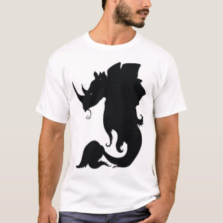 T-shirt Pièce en t noire de Rhinostegofish