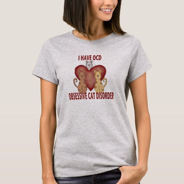 T-shirt Pièce en t obsédante de confort de dames de (Devant)