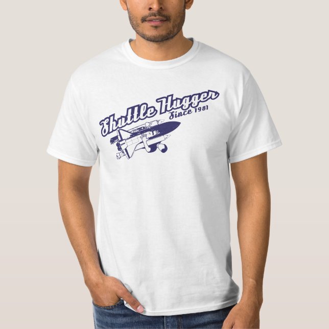 T-shirt Pièce en t originale de Hugger de navette (Devant)