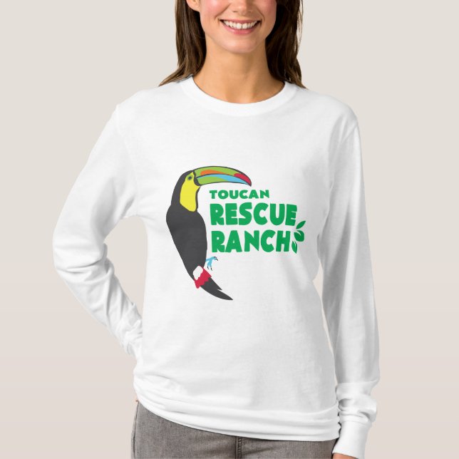 T-shirt Pièce en t personnalisable de toucan (Devant)