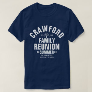 T-shirt Pièce en t personnalisée de la Réunion de famil
