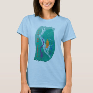 T-shirt Pièce en t plus profonde de plongée - femmes
