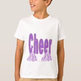 T-shirt Pièce en t pourpre d'enfants d'acclamation