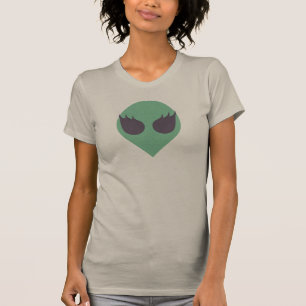 T-shirt Pièce en t principale étrangère de Femme Eyelashed