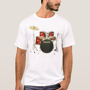 T-shirt Pièce en t réglée de tambour