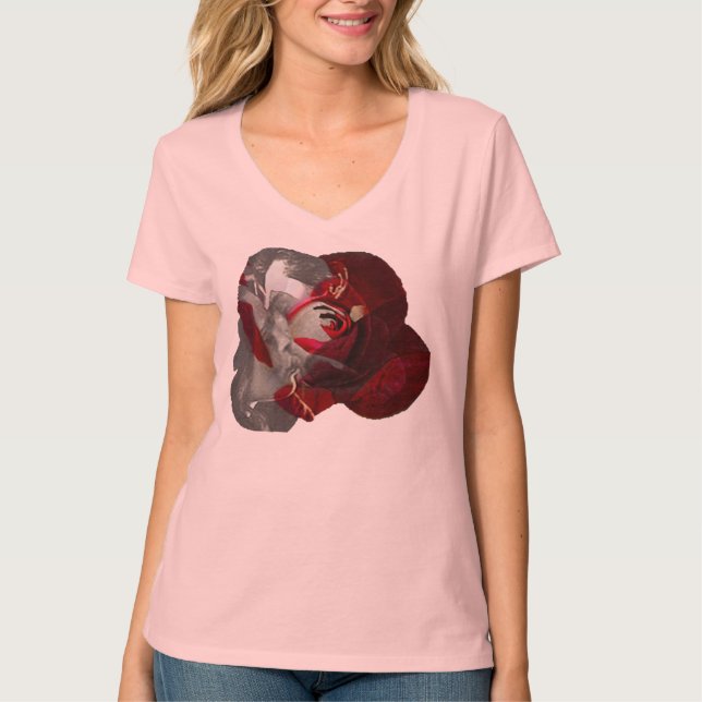 T-shirt Pièce en t rose de BATB (Devant)