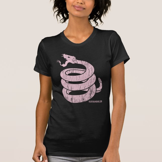 T-shirt Pièce en t rose de FMP Gadsden Twofer (Devant)