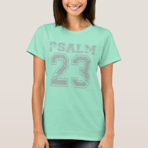 T-shirt Pièce en t rose de sports du psaume 23
